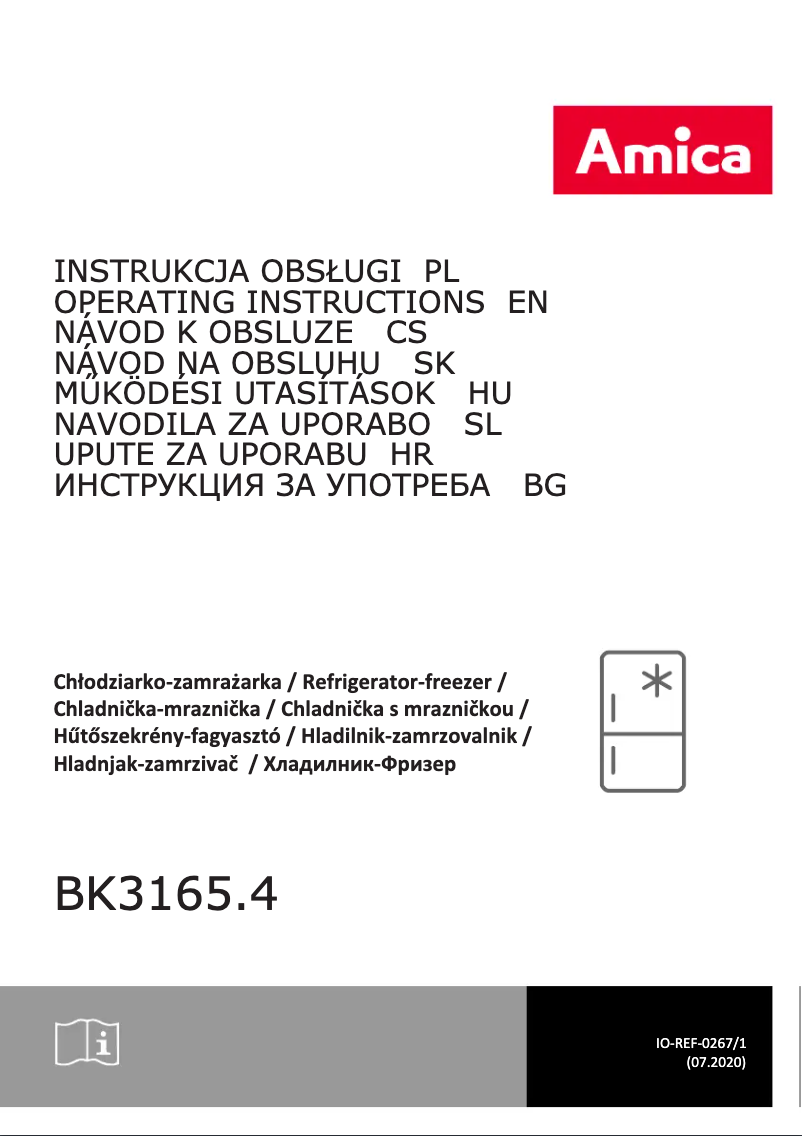 Página 1 del manual Manual de usuario Amica BK3165.4