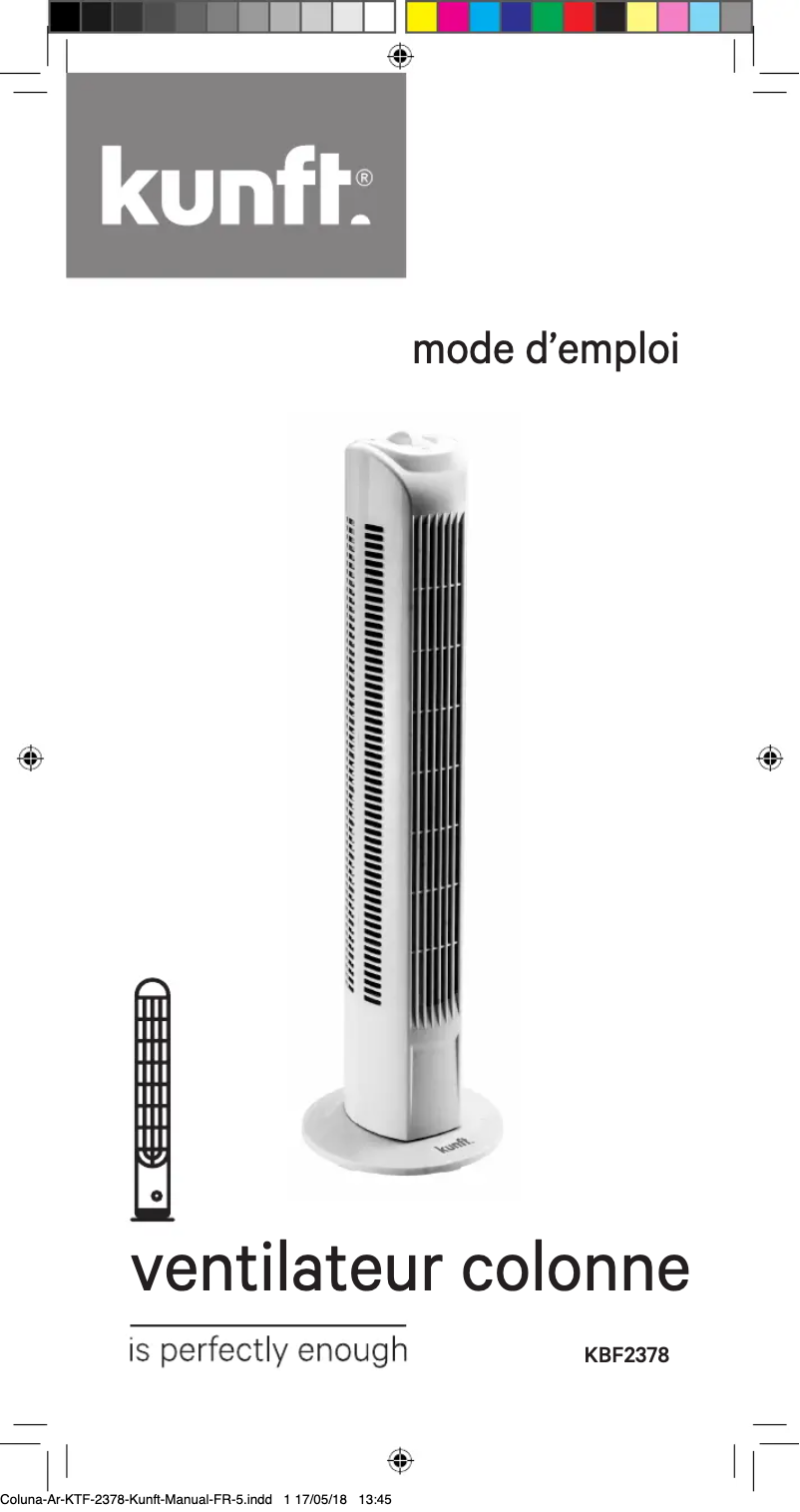 Página 1 del manual Manual de usuario Kunft KBF2378