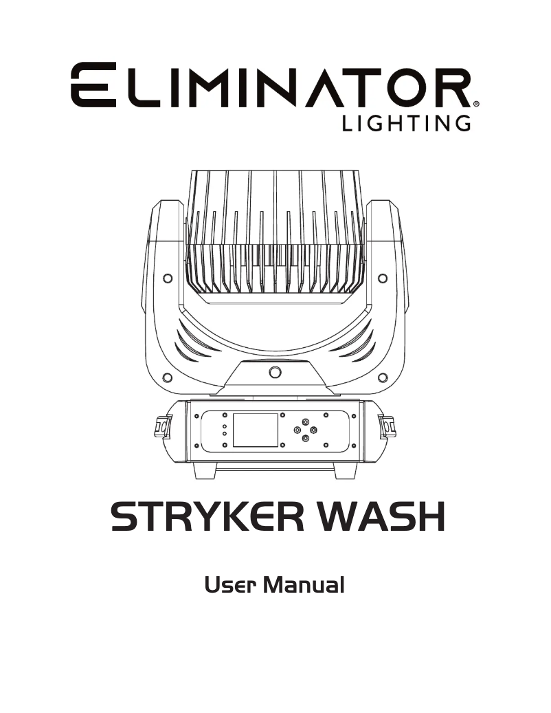 Imagen de la primera página del manual del dispositivo STRYKER WASH