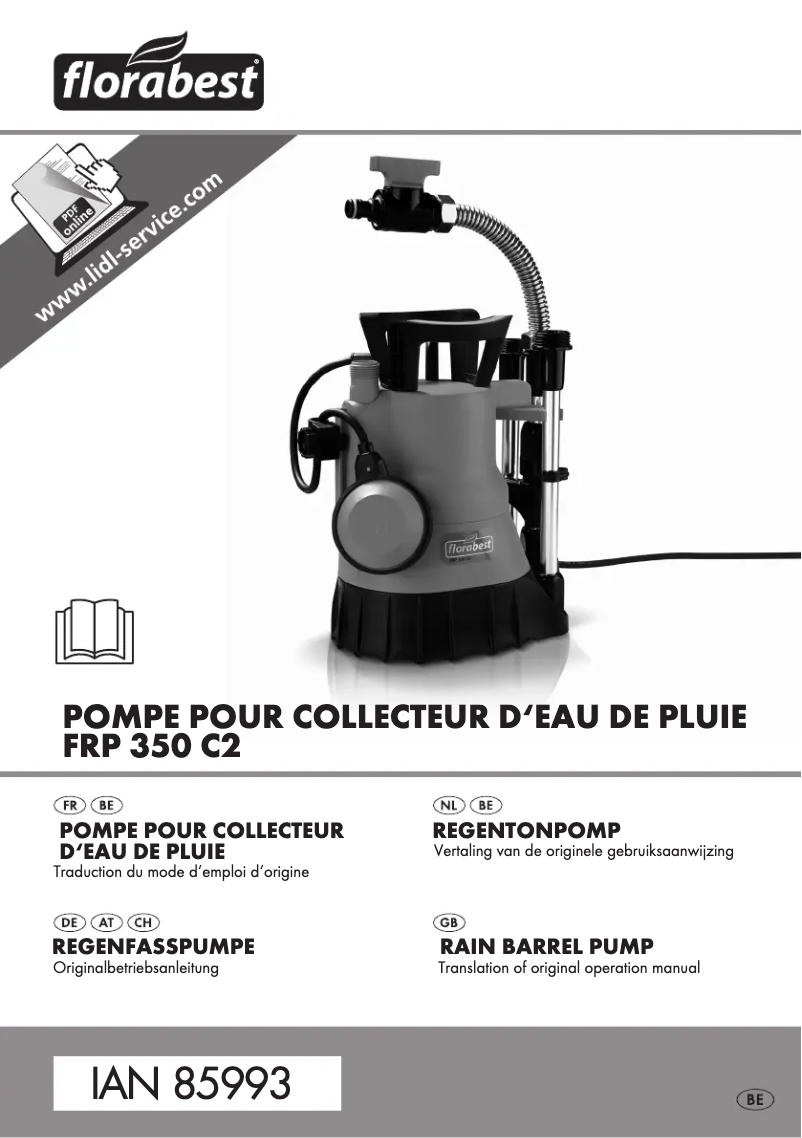 Página nº 1 - Manual de usuario Florabest FRP 350 C2