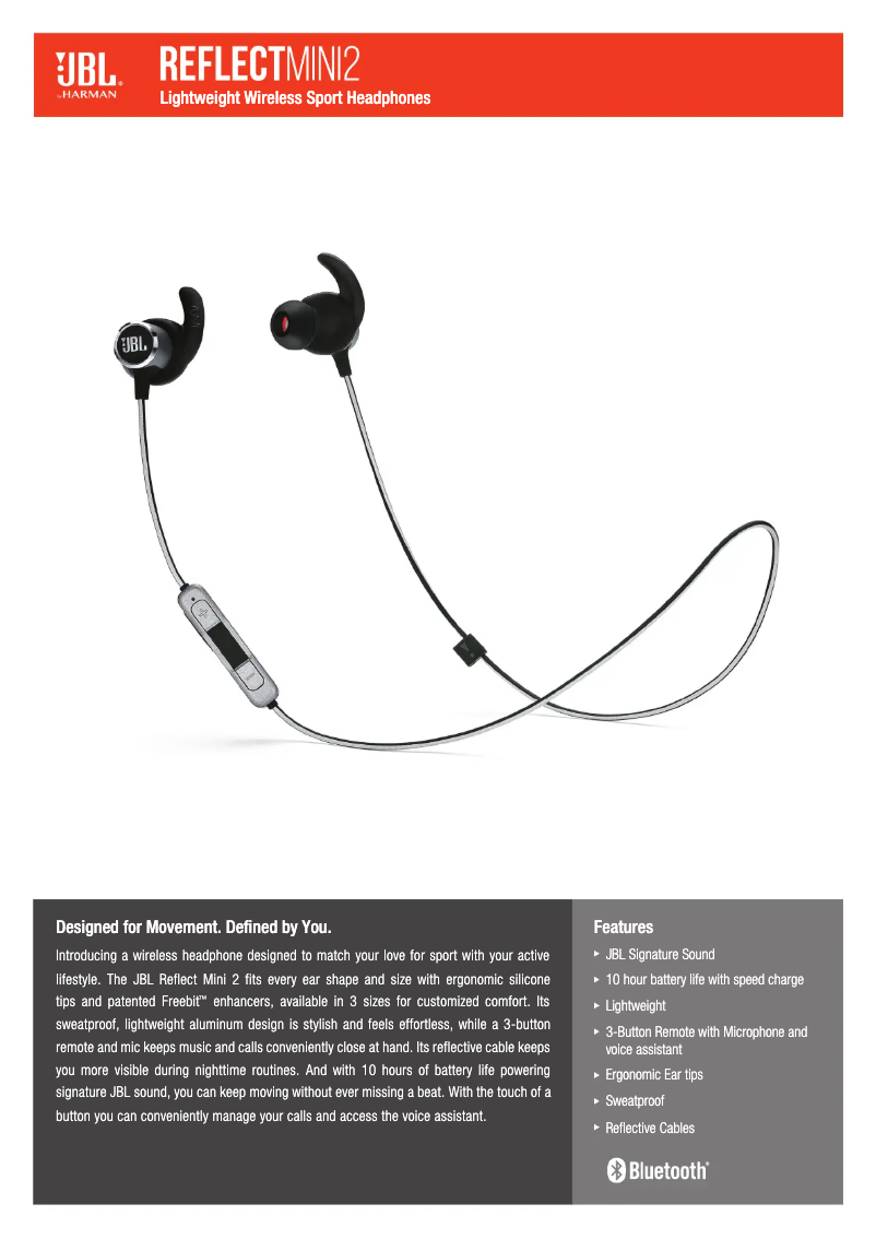 Imagen de la primera página del manual del dispositivo Reflect Mini 2