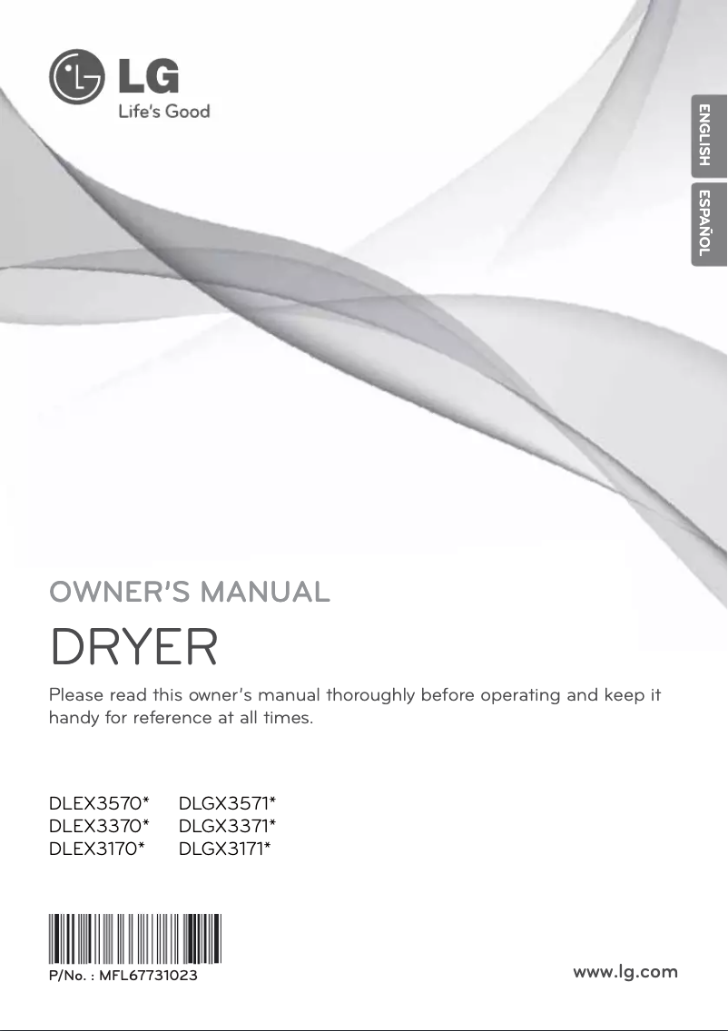 Página nº 1 - Manual de usuario LG DLEX3570