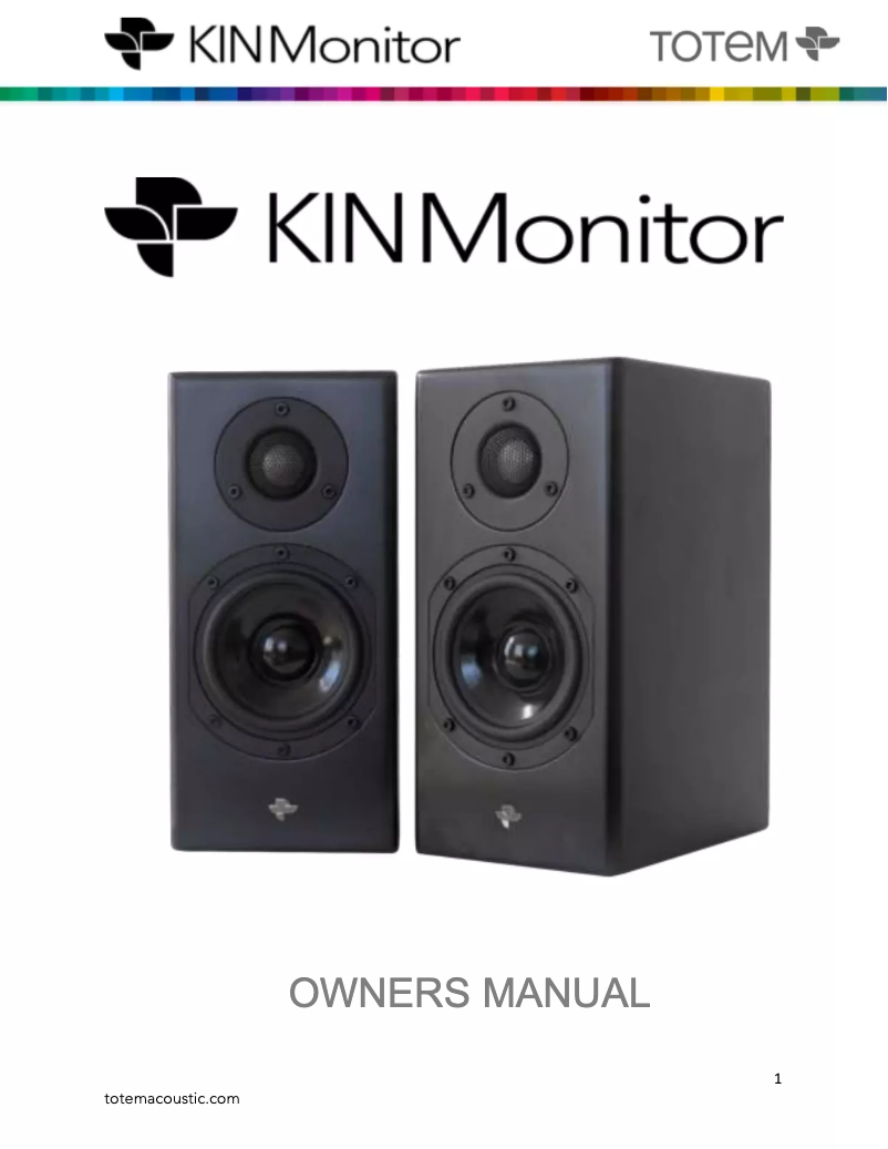 Página 1 del manual Manual de usuario Totem KIN Monitor