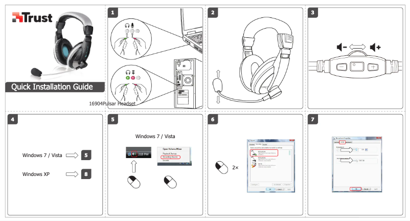 Página 1 del manual Manual de usuario Trust Pulsar Headset