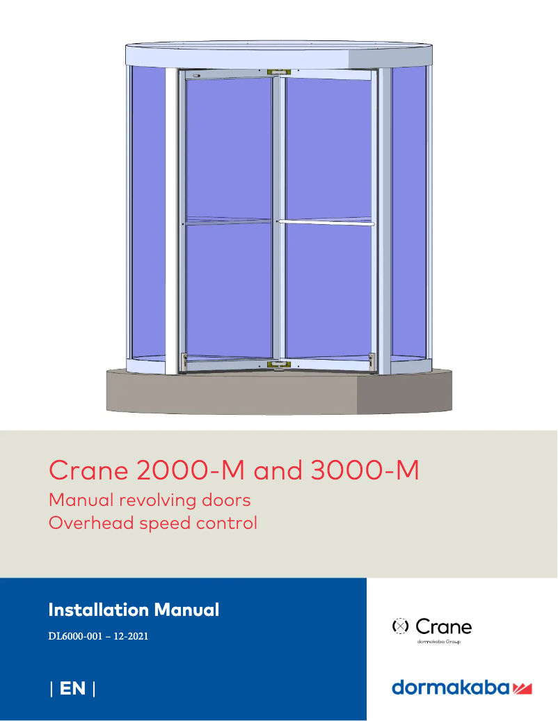 Imagen de la primera página del manual del dispositivo Crane 2000-M