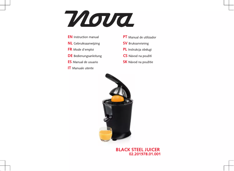 Página 1 del manual Manual de usuario Nova 201978