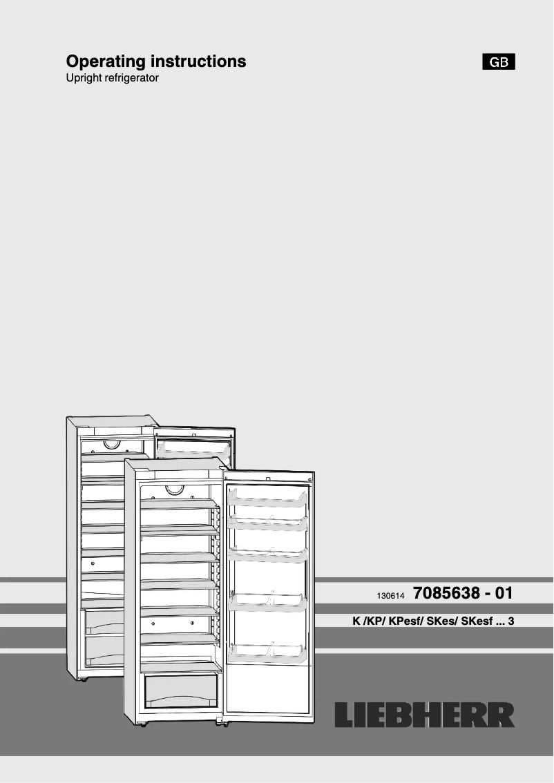 Página 1 del manual Manual de usuario Liebherr SKESF 4240