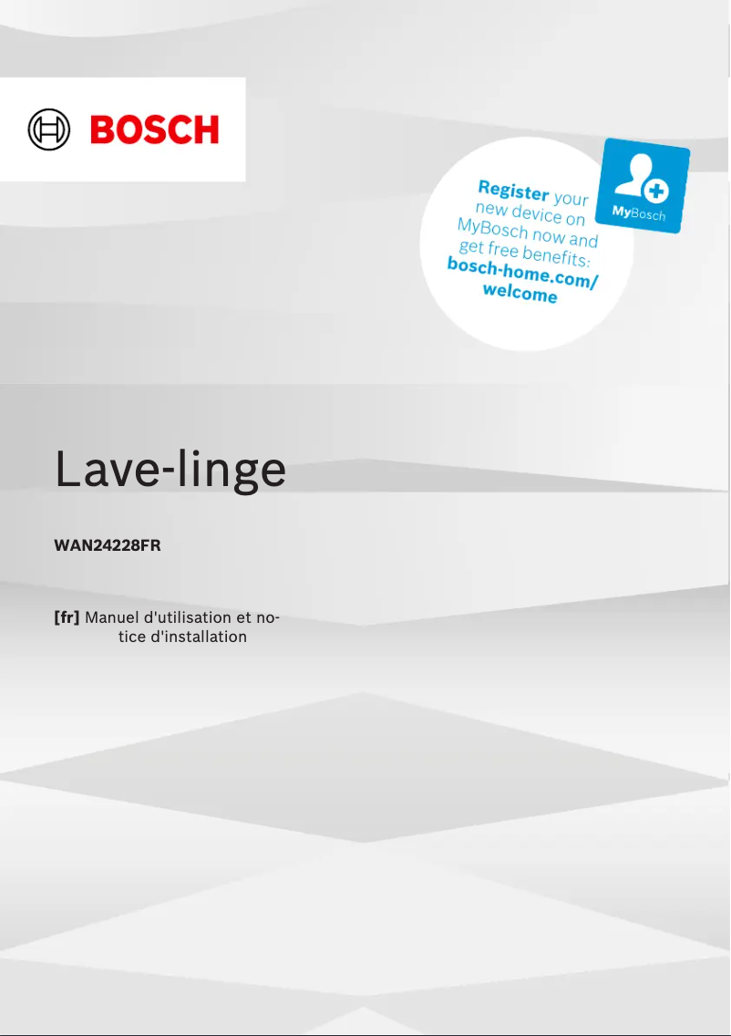 Imagen de la primera página del manual del dispositivo WAN24228FR