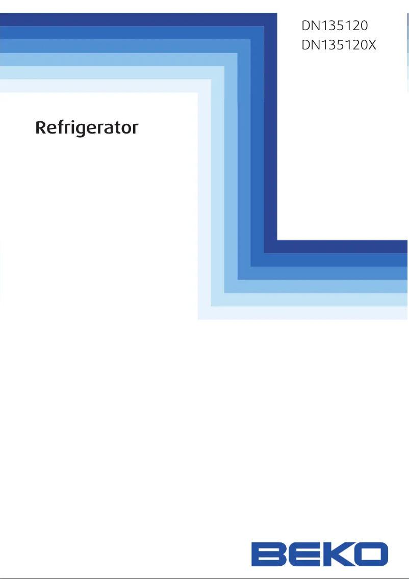 Página 1 del manual Manual de usuario Beko DN135120X