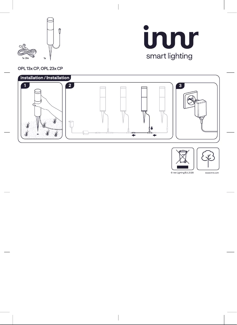 Imagen de la primera página del manual del dispositivo OPL 130 CP