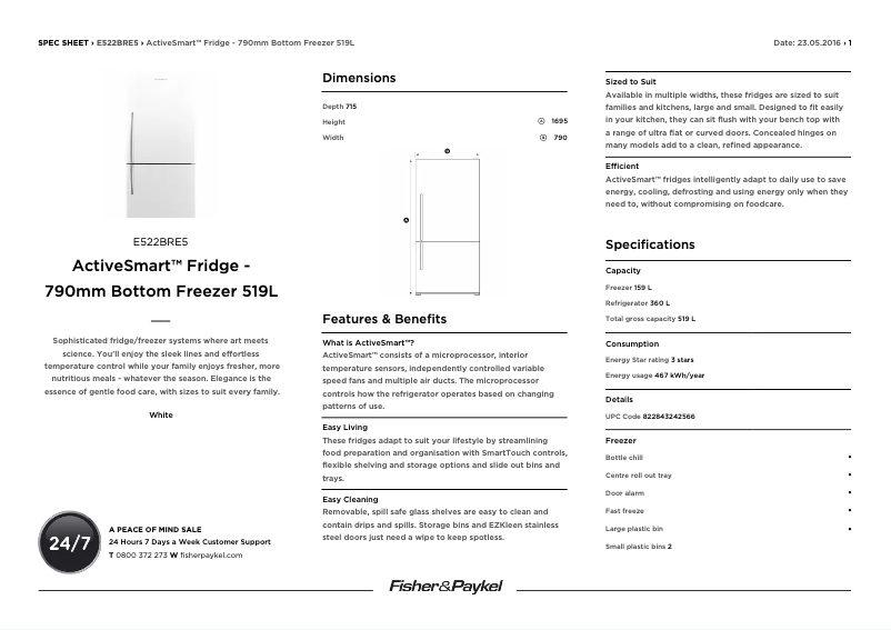 Imagen de la primera página del manual del dispositivo E522BRE5