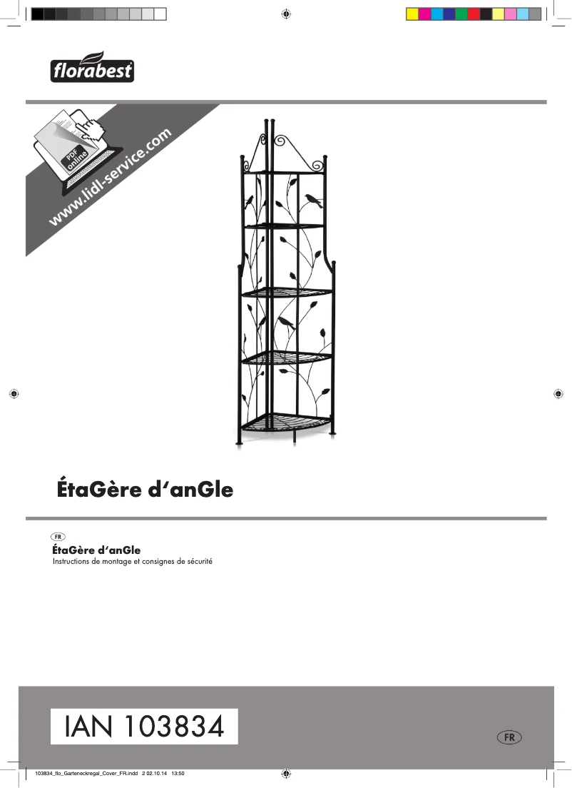 Página nº 1 - Manual de usuario Florabest IAN 103834