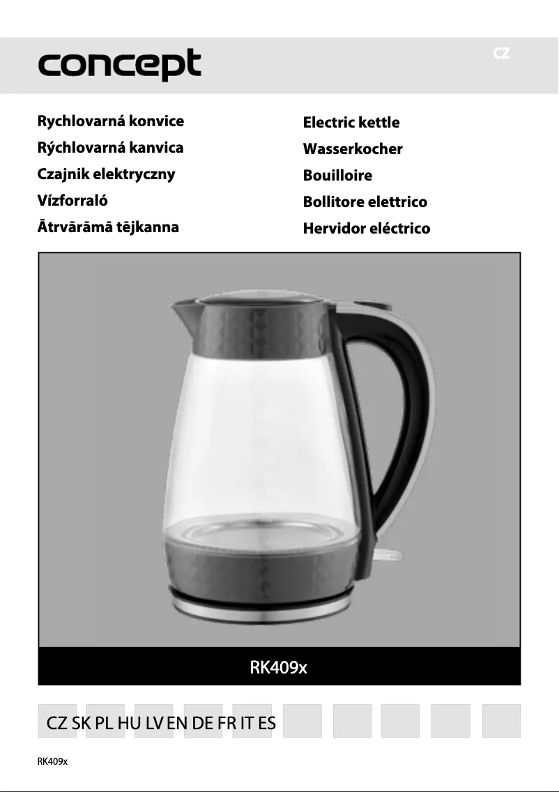 Imagen de la primera página del manual del dispositivo RK4091