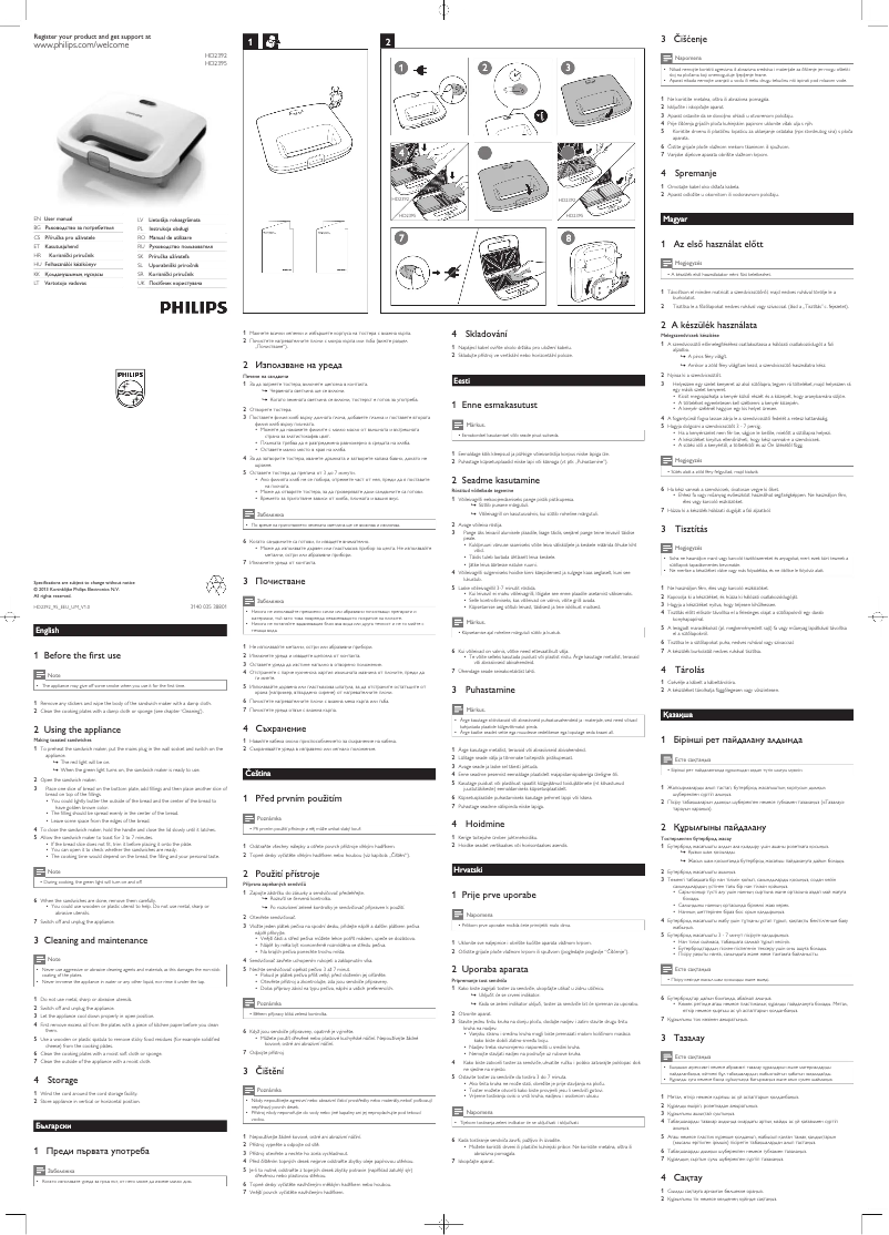 Página 1 del manual Manual de usuario Philips Daily Collection HD2392