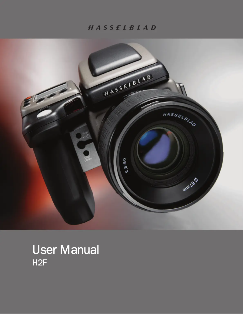 Imagen de la primera página del manual del dispositivo H2F