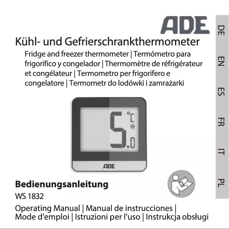 Página 1 del manual Manual de usuario ADE WS1832