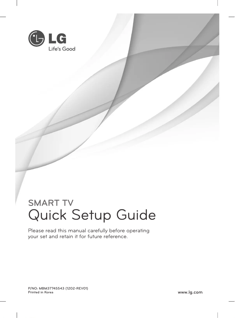 Imagen de la primera página del manual del dispositivo 47LM640S