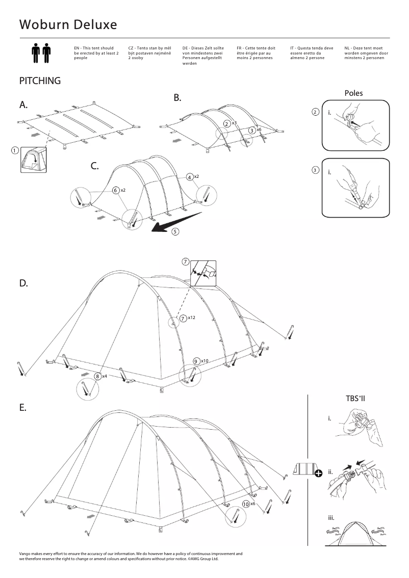 Imagen de la primera página del manual del dispositivo Woburn Deluxe