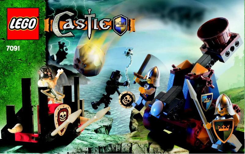 Imagen de la primera página del manual del dispositivo Knights' Catapult Defense