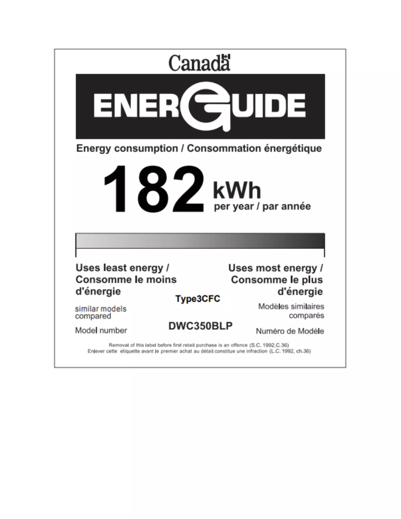Imagen de la primera página del manual del dispositivo DWC93BLSDB