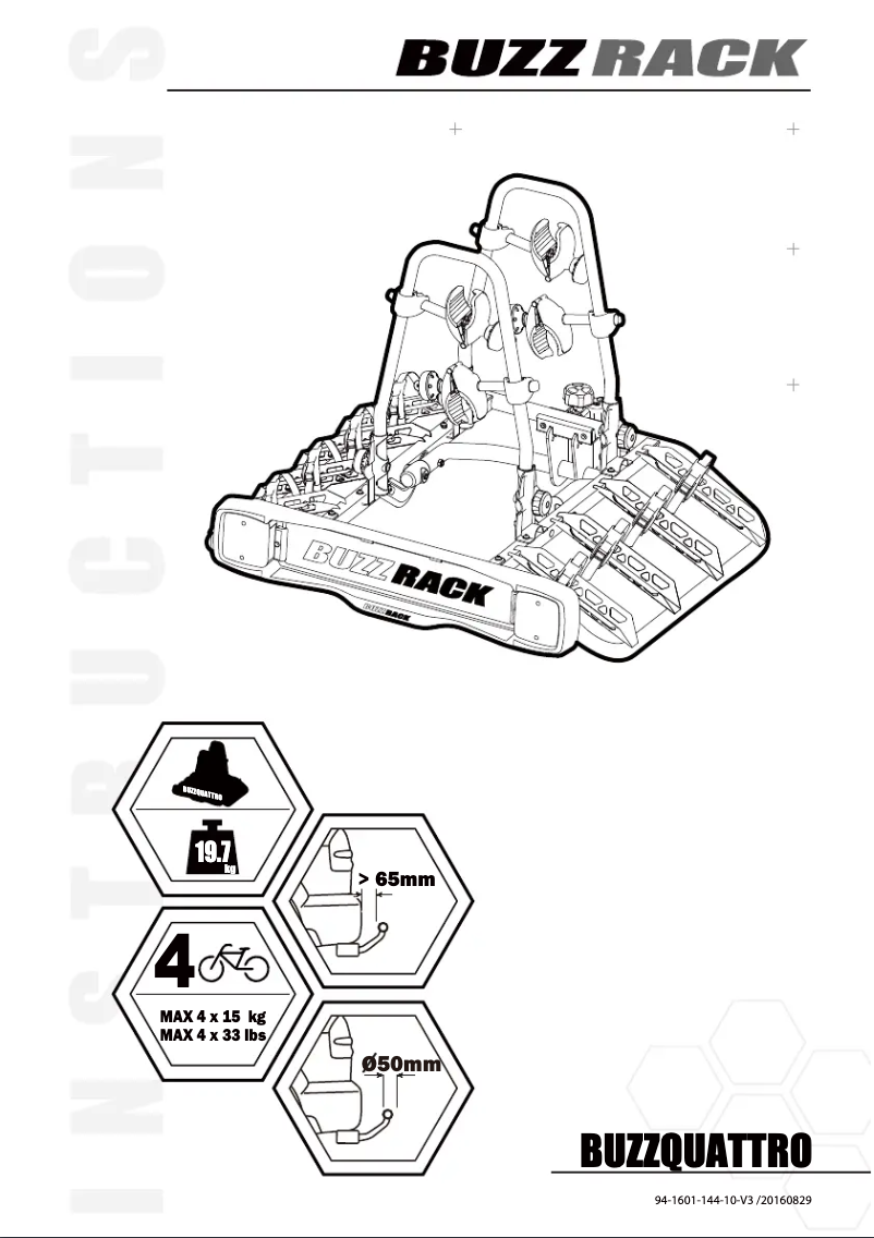 Imagen de la primera página del manual del dispositivo Buzzquattro