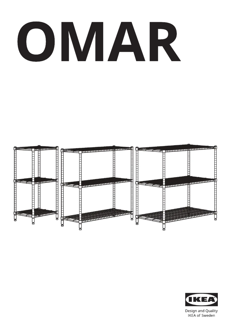 Página 1 del manual Manual de usuario Ikea OMAR 704.830.71