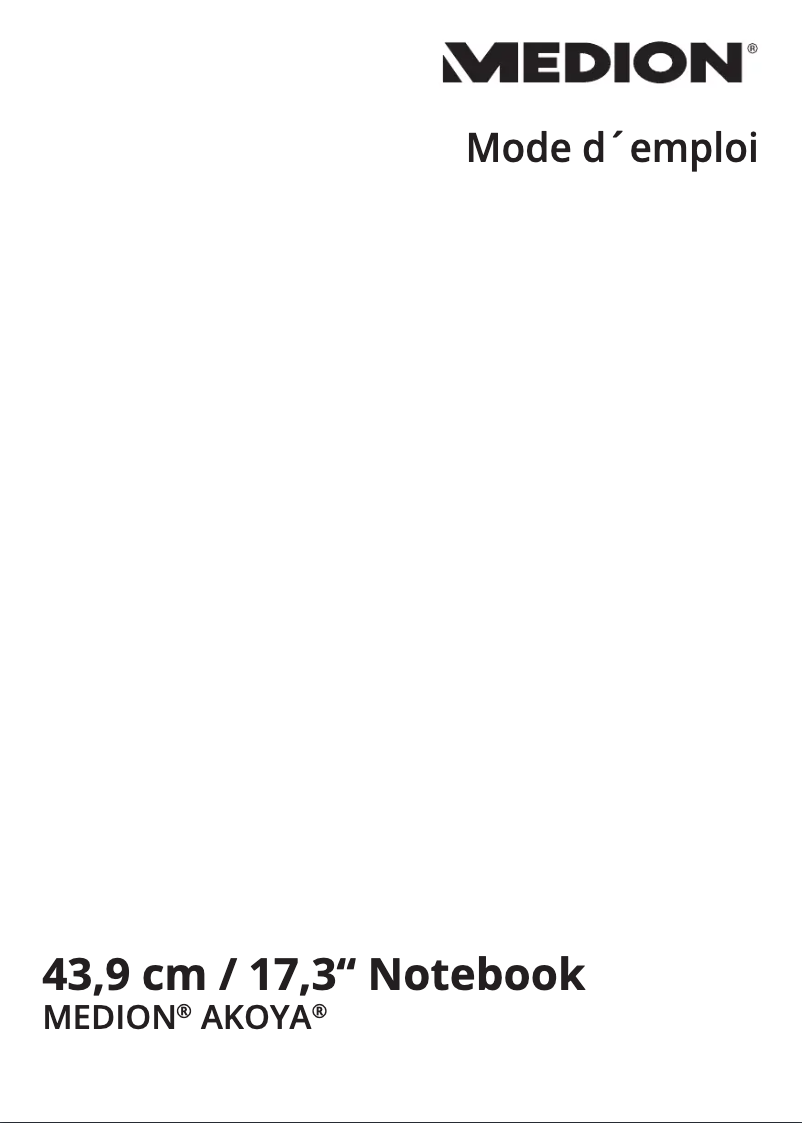 Página nº 1 - Manual de usuario Medion Akoya E7225 MD 99261