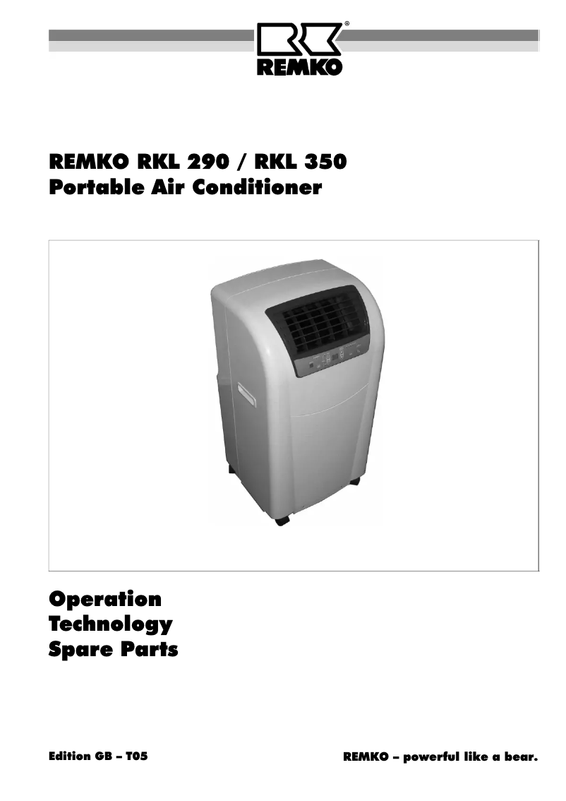 Página 1 del manual Manual de usuario Remko RKL 290