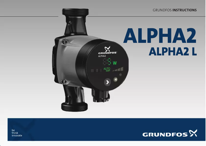 Página 1 del manual Manual de usuario Grundfos Alpha2 L