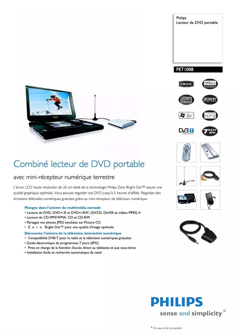 Imagen de la primera página del manual del dispositivo PET1008