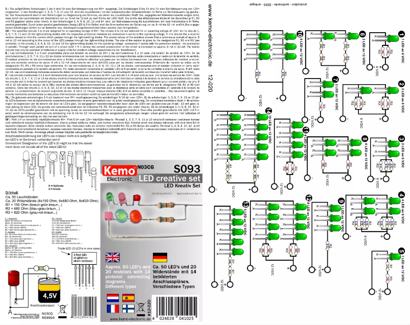 Página 1 del manual Manual de usuario Kemo S093