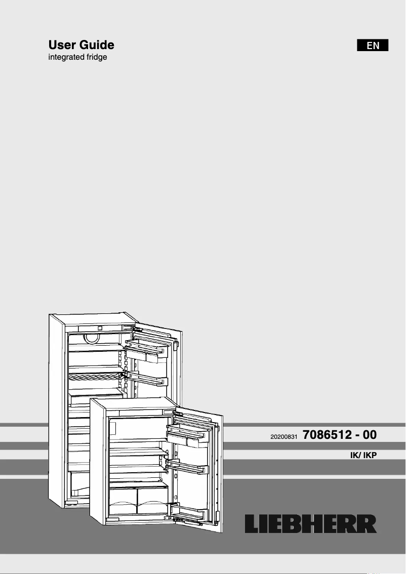 Página 1 del manual Manual de usuario Liebherr IKP 1660 Premium