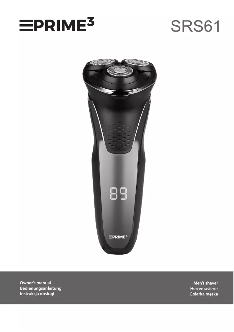 Imagen de la primera página del manual del dispositivo SRS61