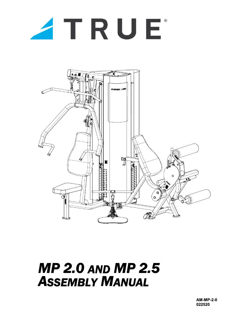 Página 1 del manual Manual de usuario True MP 2.0
