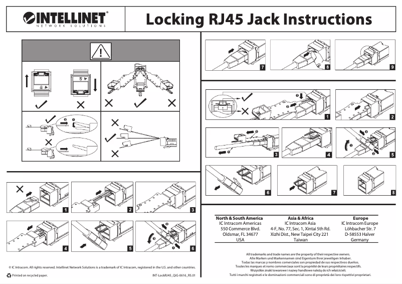 Página 1 del manual Manual de usuario Intellinet 771467
