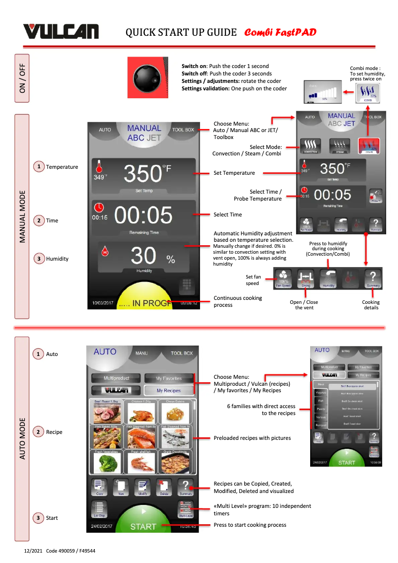 Imagen de la primera página del manual del dispositivo TCM-102G