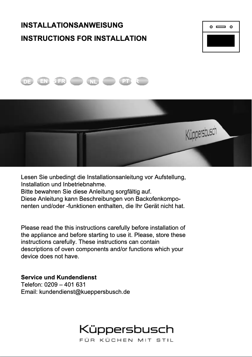 Imagen de la primera página del manual del dispositivo BP6550.0S1