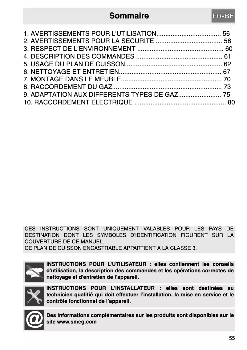 Página nº 1 - Manual de usuario Smeg PV750S