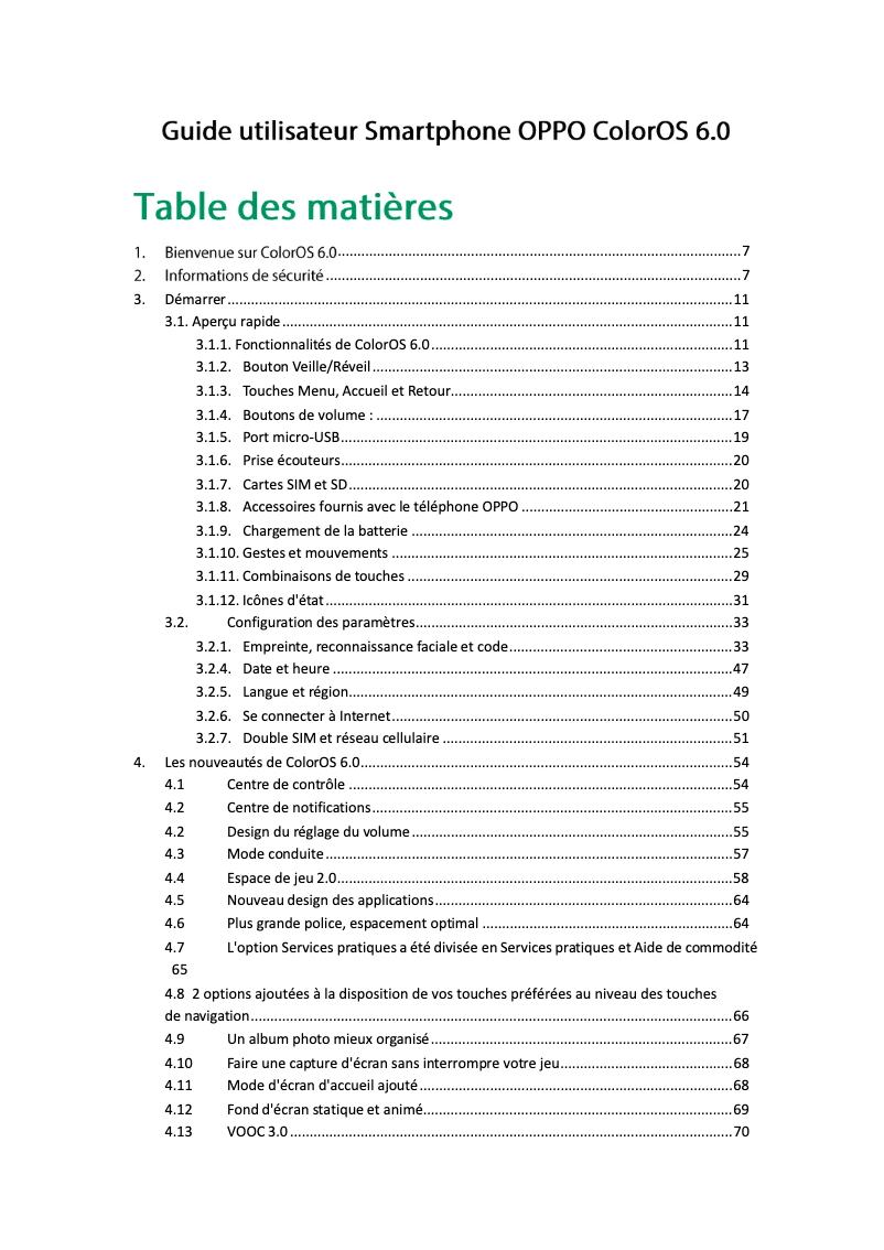 Imagen de la primera página del manual del dispositivo A5 (2020)