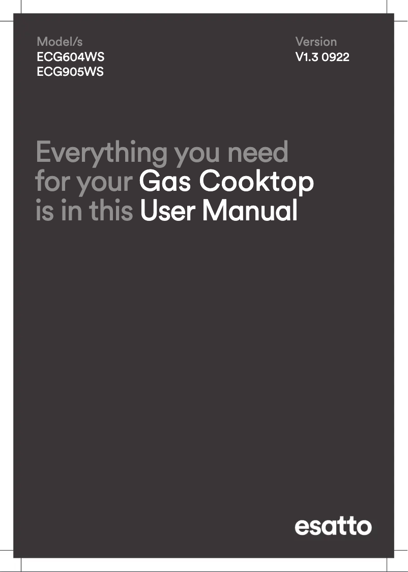 Imagen de la primera página del manual del dispositivo ECG604WS