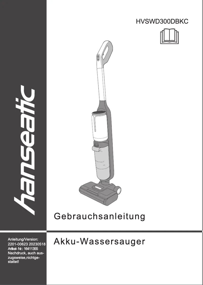 Imagen de la primera página del manual del dispositivo HVSWD300DBKC