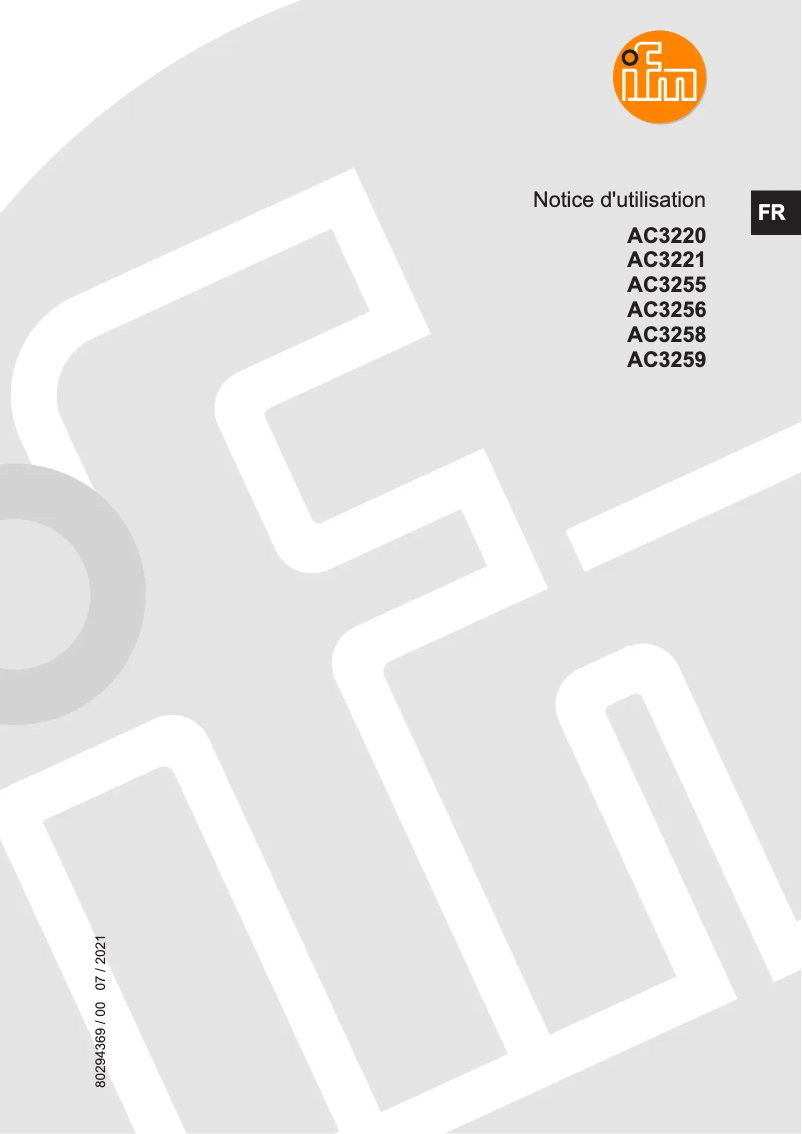 Imagen de la primera página del manual del dispositivo AC3258