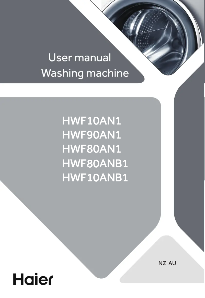 Página 1 del manual Manual de usuario Haier HWF10ANB1