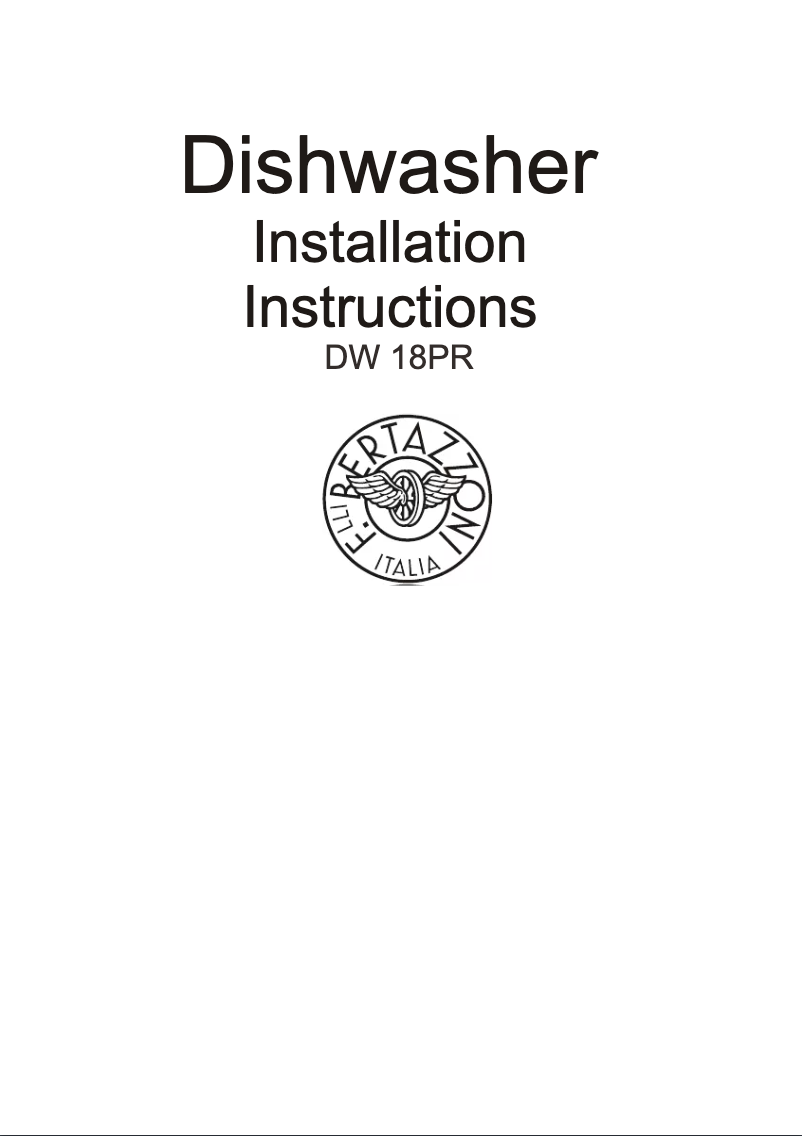 Imagen de la primera página del manual del dispositivo DW18PR