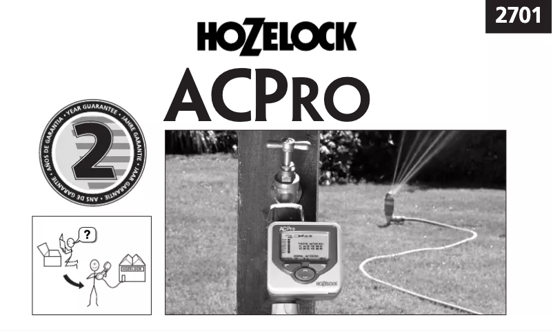 Página 1 del manual Manual de usuario Hozelock AC Pro 2701