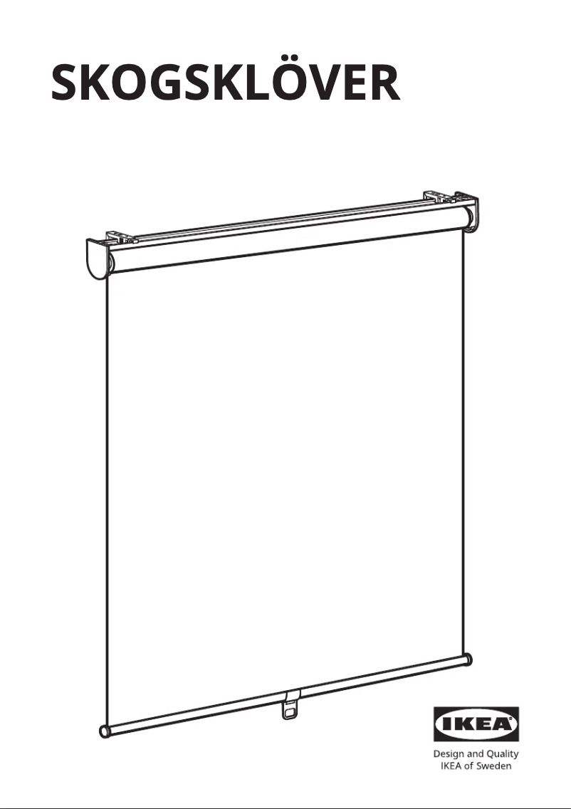 Página 1 del manual Manual de usuario Ikea SKOGSKLÖVER 003.144.68