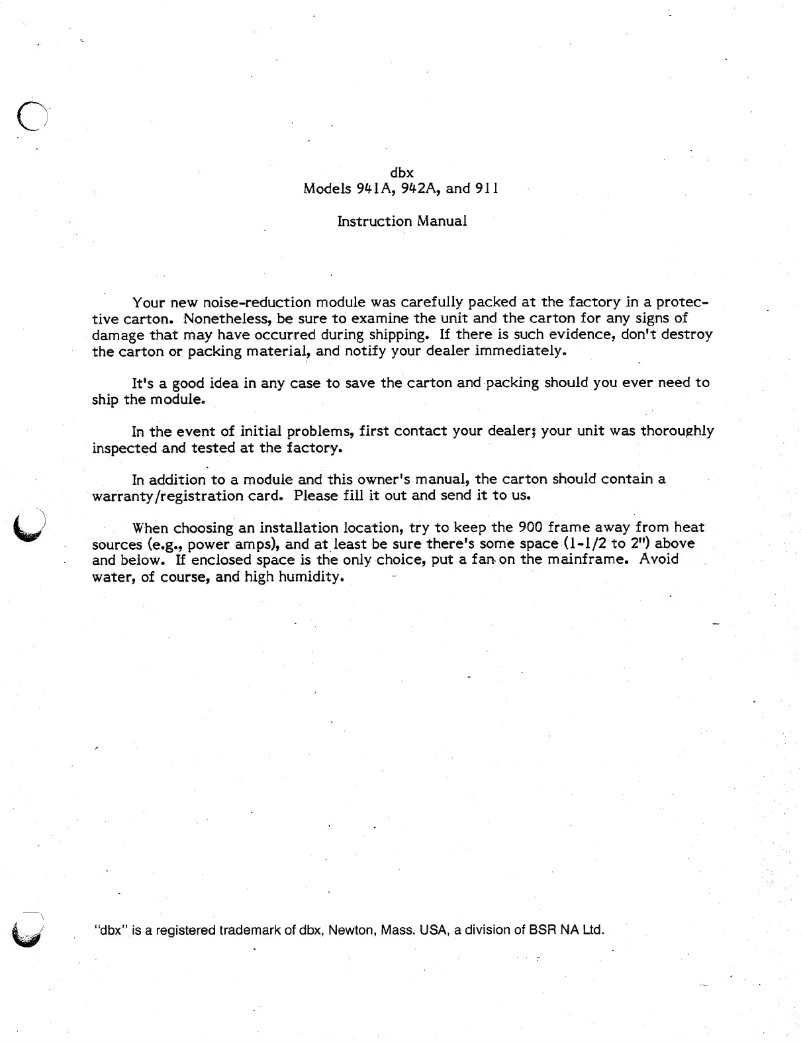 Imagen de la primera página del manual del dispositivo 911