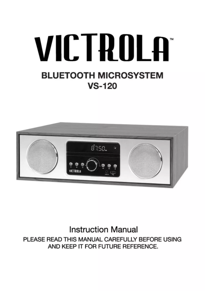 Página 1 del manual Manual de usuario Victrola VS-120