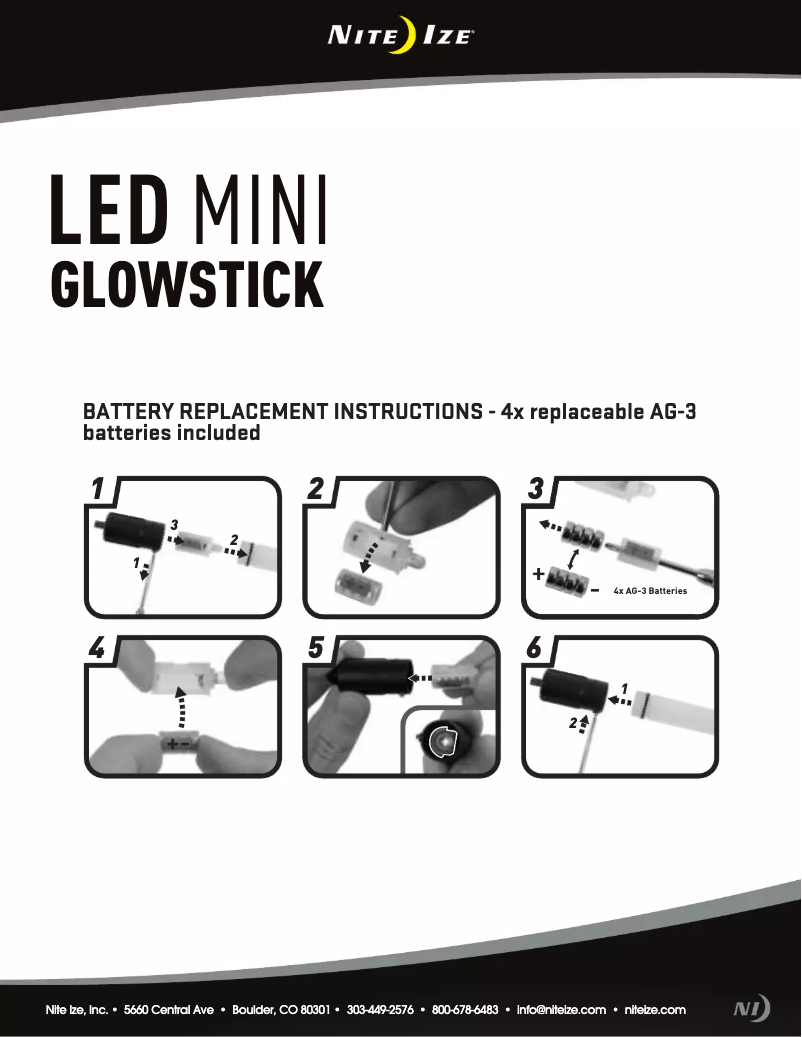 Página 1 del manual Manual de usuario Nite Ize MGS-10-R6