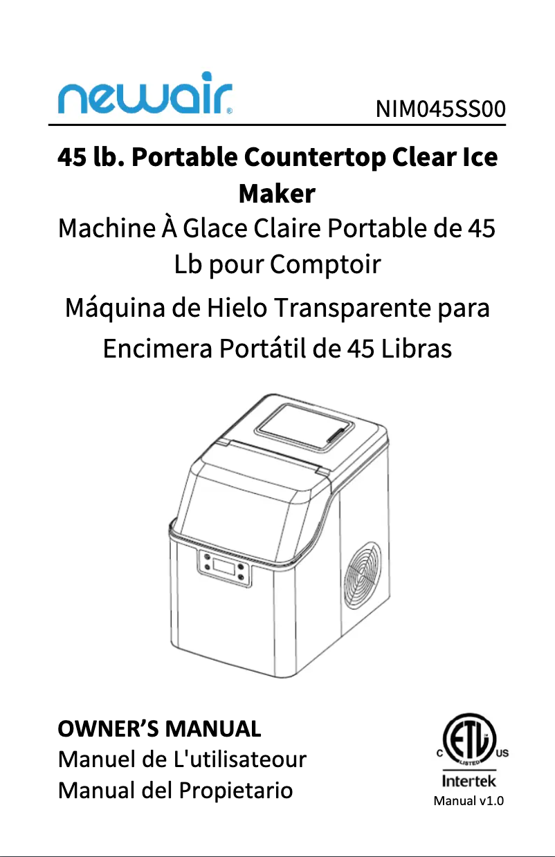 Imagen de la primera página del manual del dispositivo NIM030SS00